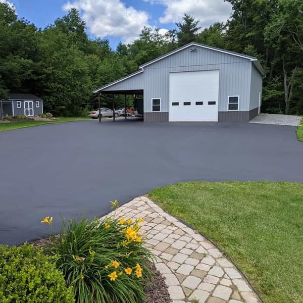 sealcoating a driveway