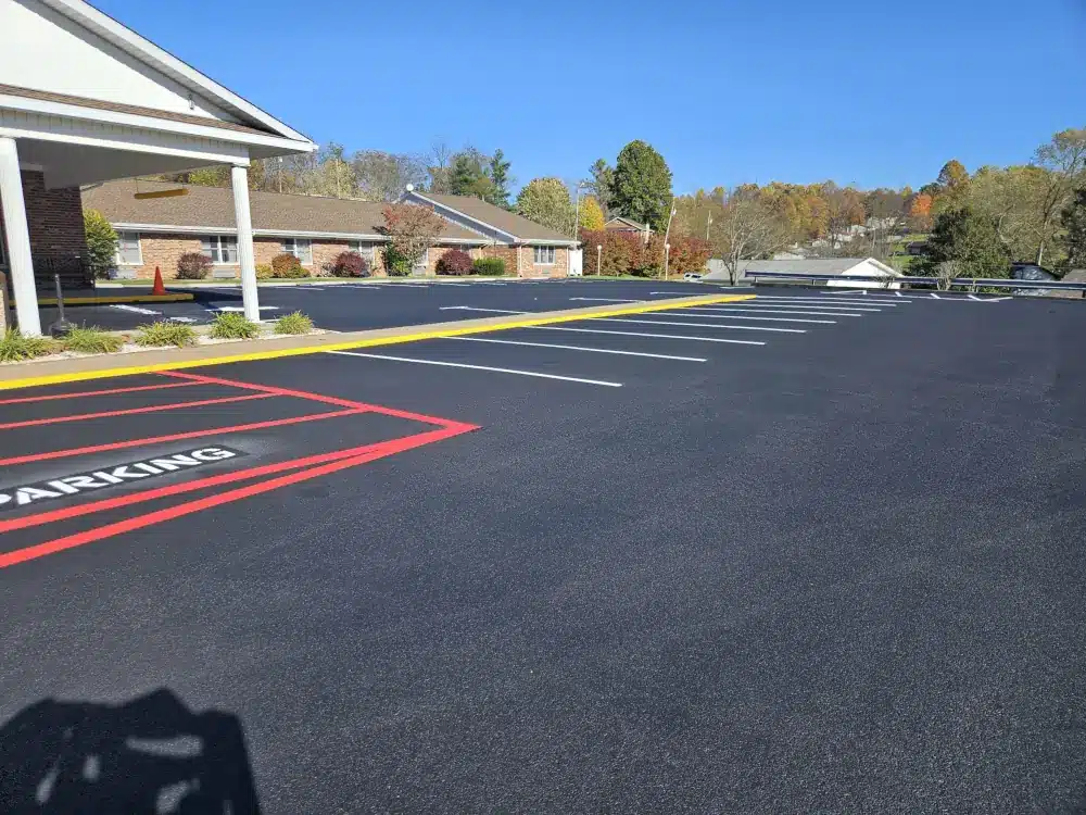 commercial parking lot project